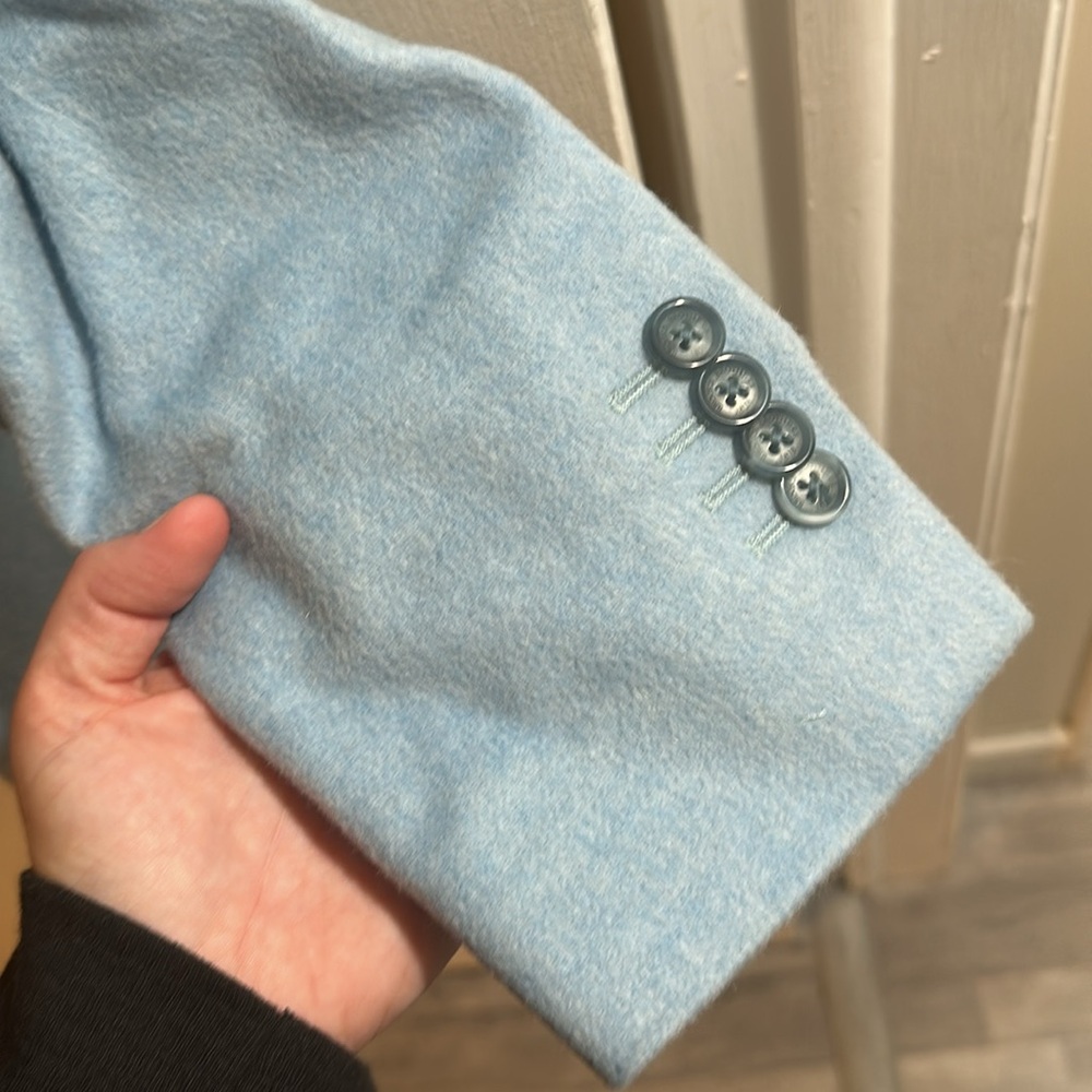 Brooks Brothers Wool & Angora Light Blue Blazer - Picture 8 of 8